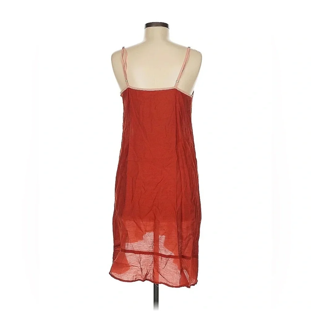 Anthropologie Lacausa Red Sleeveless slip Dress - Picture 3 of 7